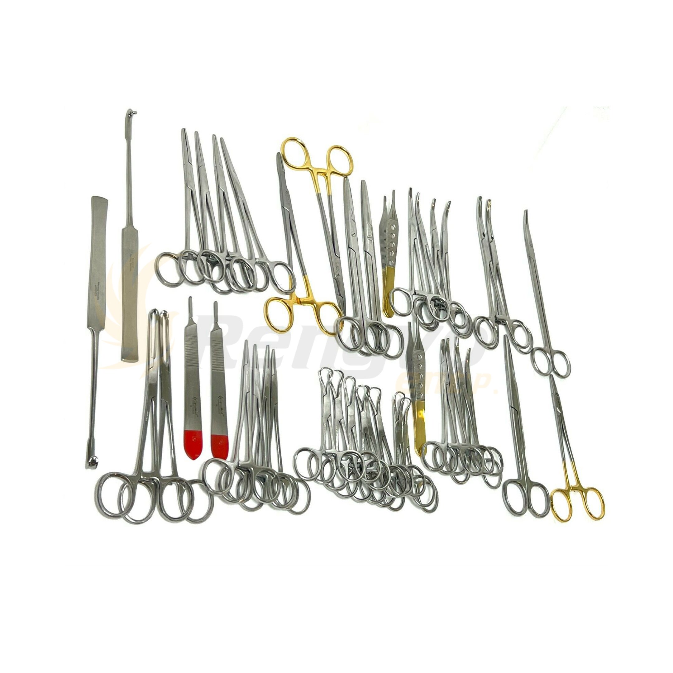 141 PCS CANINE+FELINE SPAY PACK VETERINARY SURGICAL INSTRUMENTS