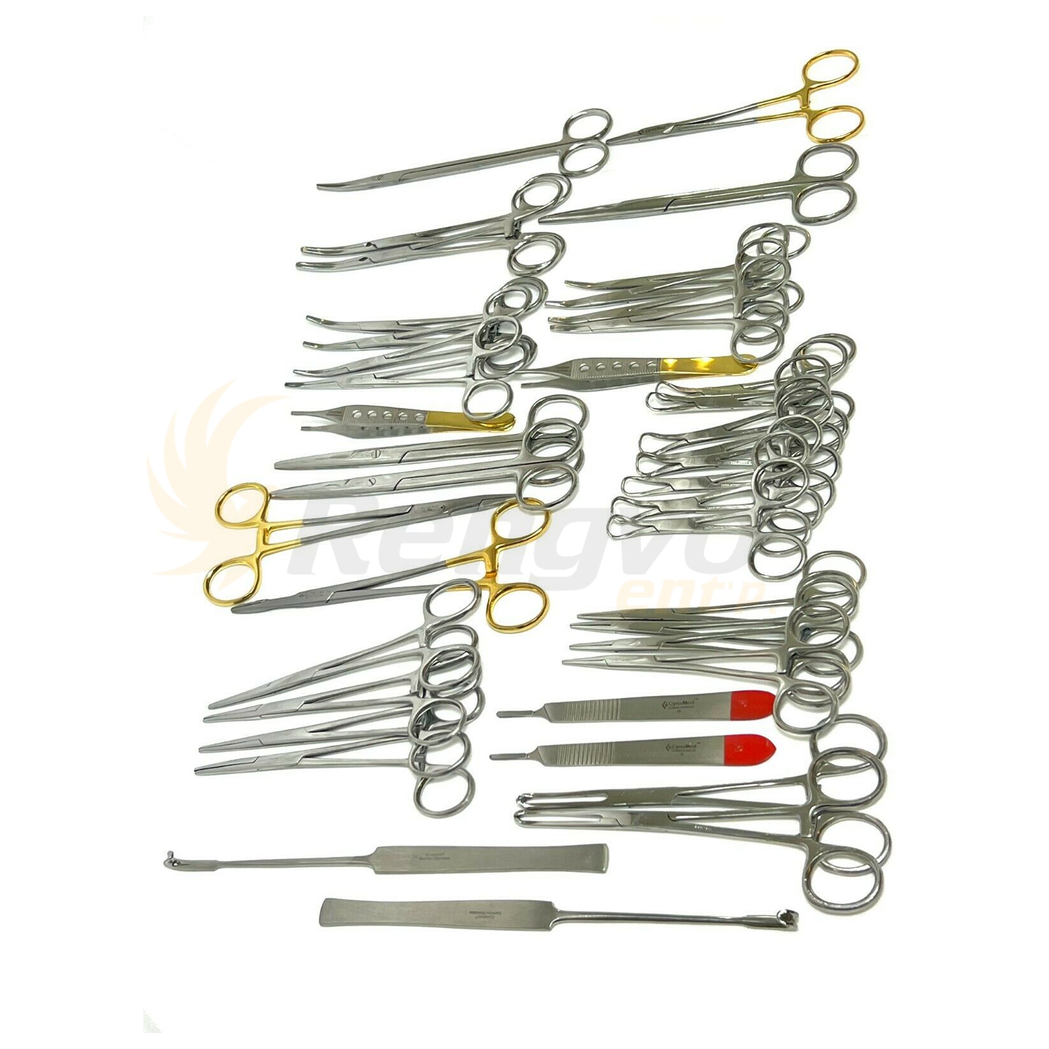 141 PCS CANINE+FELINE SPAY PACK VETERINARY SURGICAL INSTRUMENTS