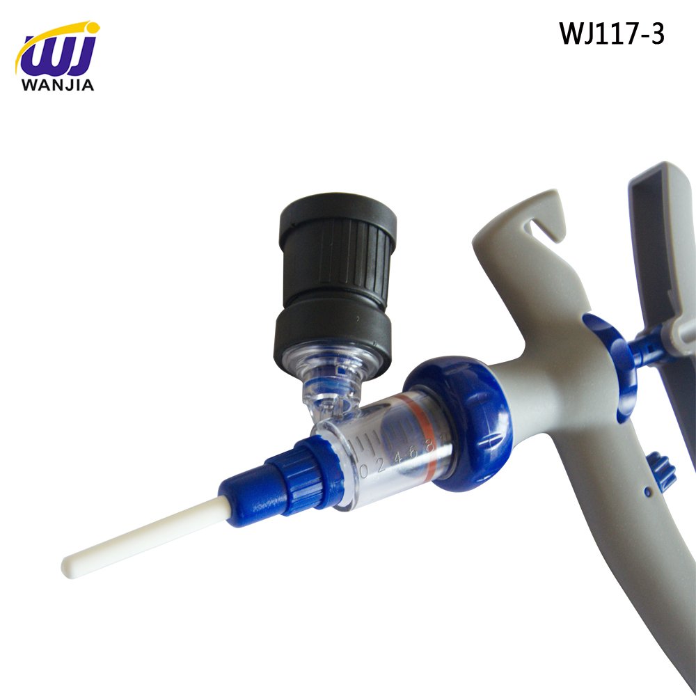 WJ117 2ml veterinary Drenching automatic syringe , veterinary syringe gun, vaccine injection for pig cattle sheep
