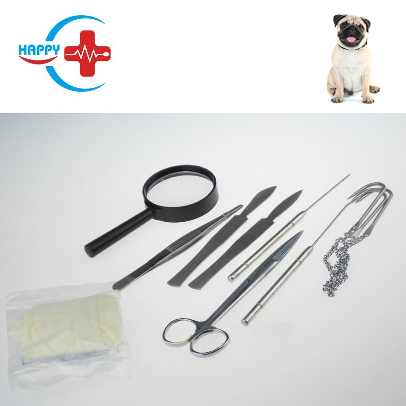 HC-R078 Small Animals Dissection Instrument set/Veterinary anatomy instrument set, Dissecting set