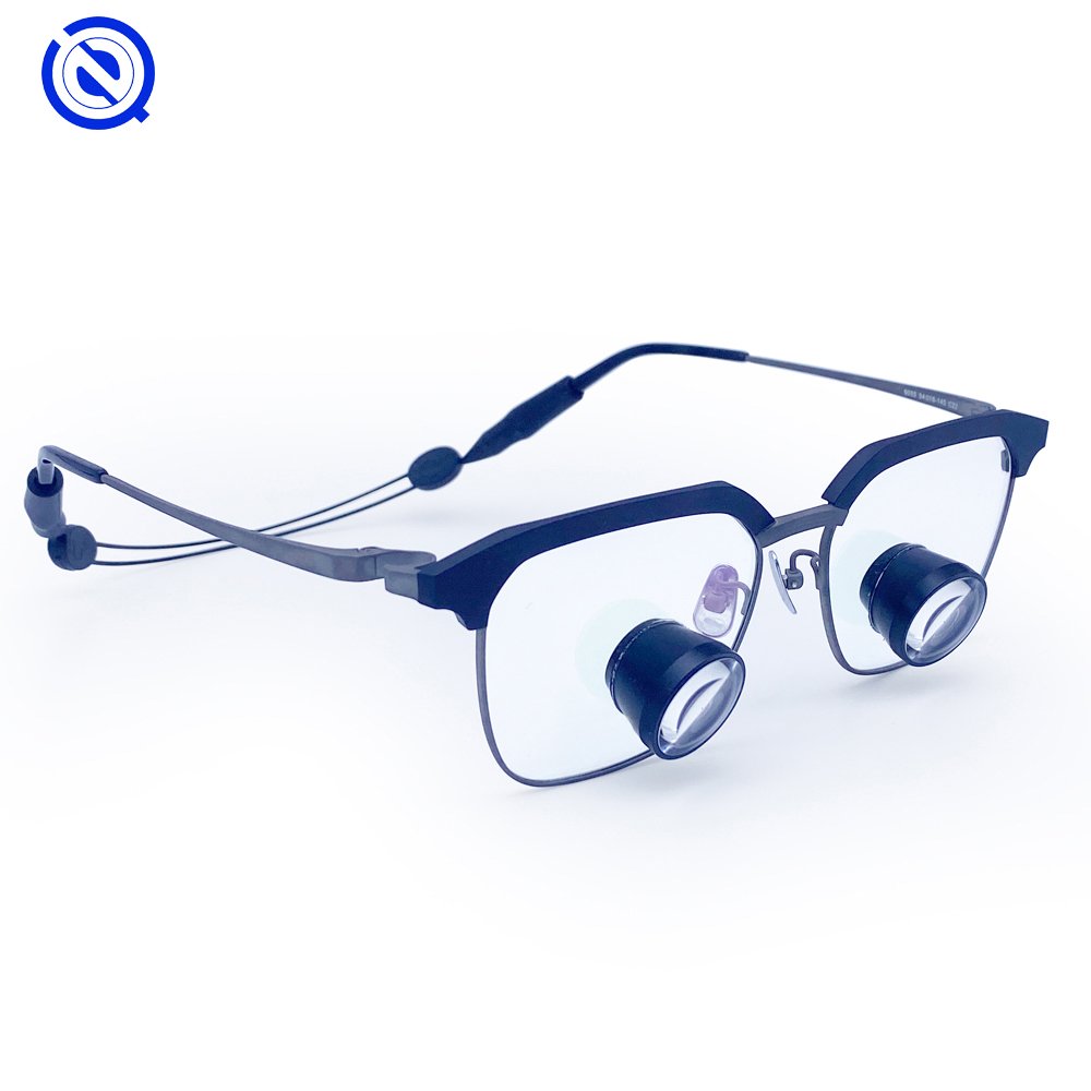 2.5X TTL customized dental ent general surgery microsurgery veterinary frame type binocular loupe with lightweight