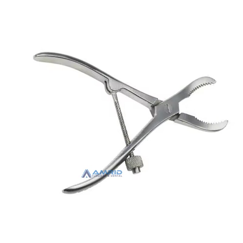 Professional Stainless Steel Orthopedics Toothed Phalanges Reduction Forceps Veterinary Orthopedic Instruments By AMRID SURGICAL