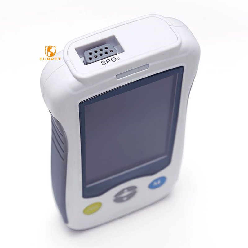 EURPET Portable Digital Handheld Pulse Oximete Veterinary Instrument Multi-parameter Vital Signs Monitor