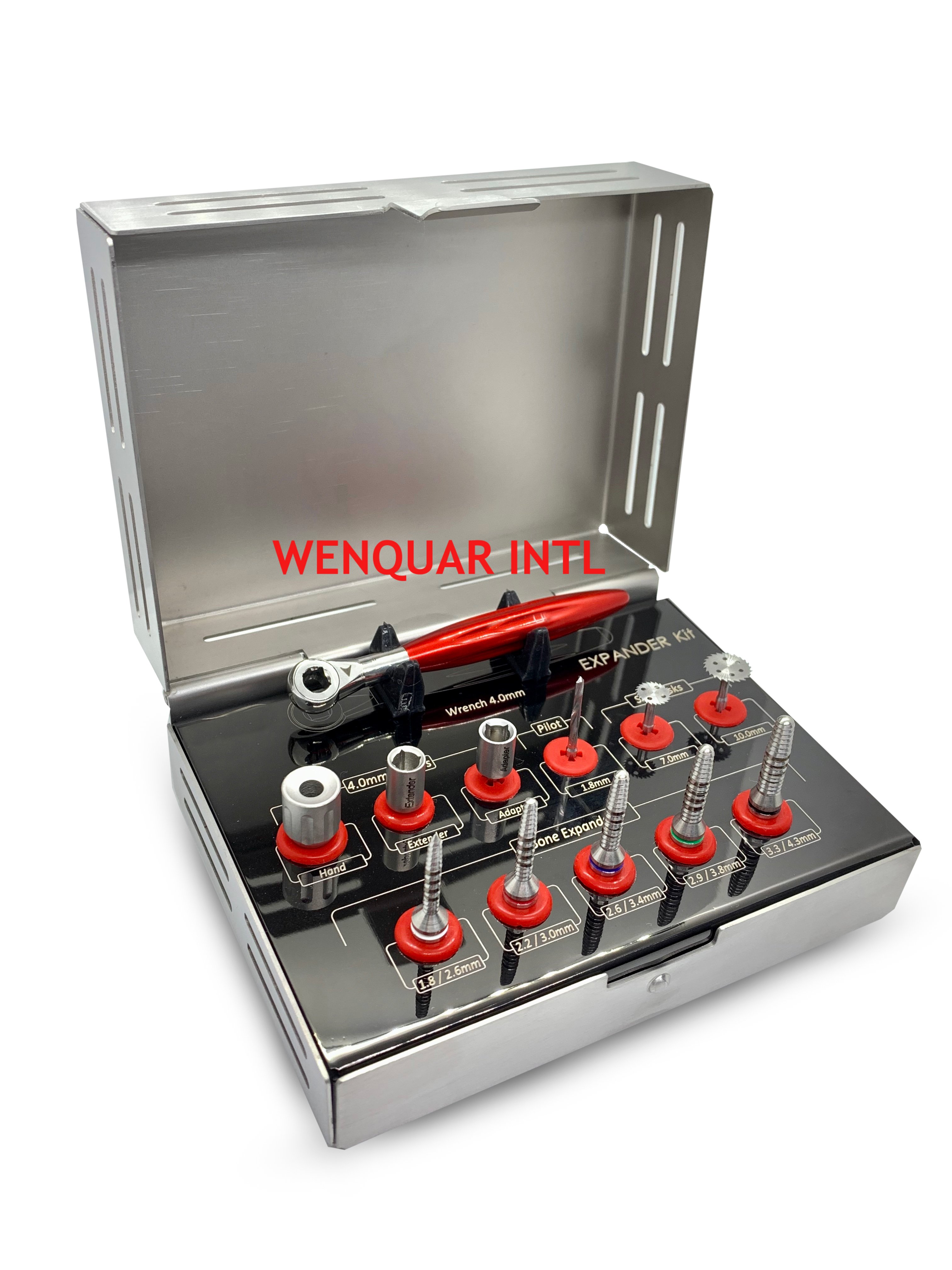 Bone Expander Kit Dental Implant Sinus Lift Orthodontic Instrument Ratchet Wrench Titanium Coated High Quality
