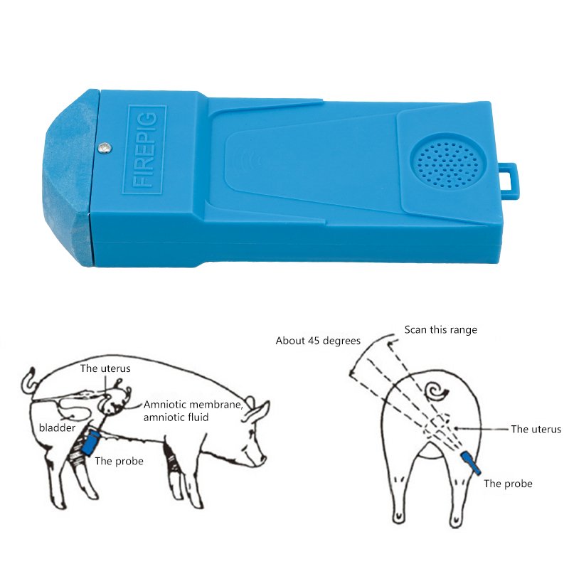 Portable Veterinary Sow A-ultrasound Pregnancy Test Ultrasound Pregnancy Detector Pig Pregnancy Tester