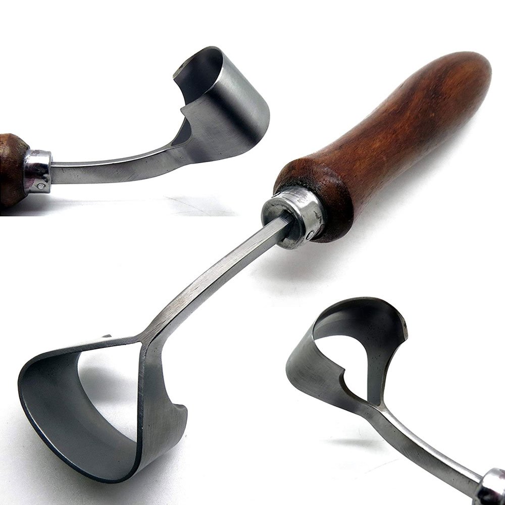 Equine Cattle Goat Right Left handed Horse Care Farrier Hoof Knife Cattle Wood Handle Veterinary Instruments