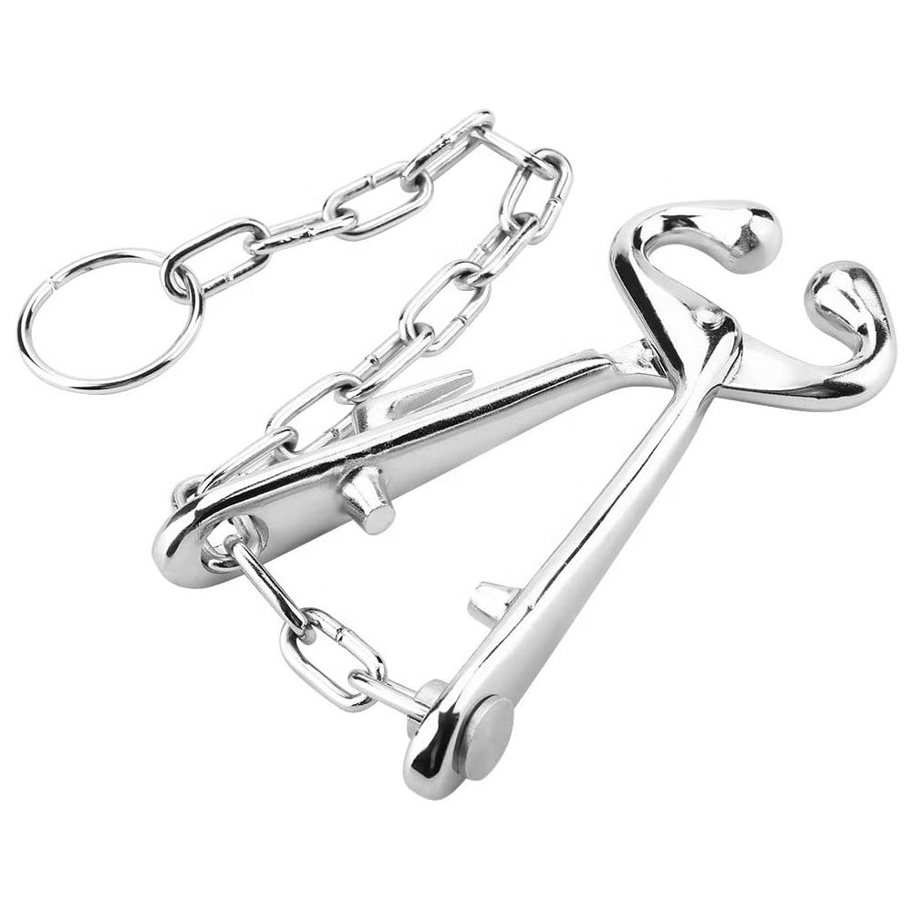 Hot Sale Harms Bull Nose Holder Stainless Steel Harms Livestock Ranch Veterinary Instruments Bull Nose holder