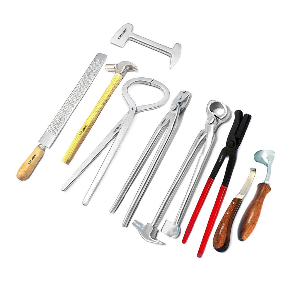 Veterinary Instrument Set for Pet Care 3 Pcs Dental Float Rasp Adjustable Straight Angled Doubled Horse Instruments