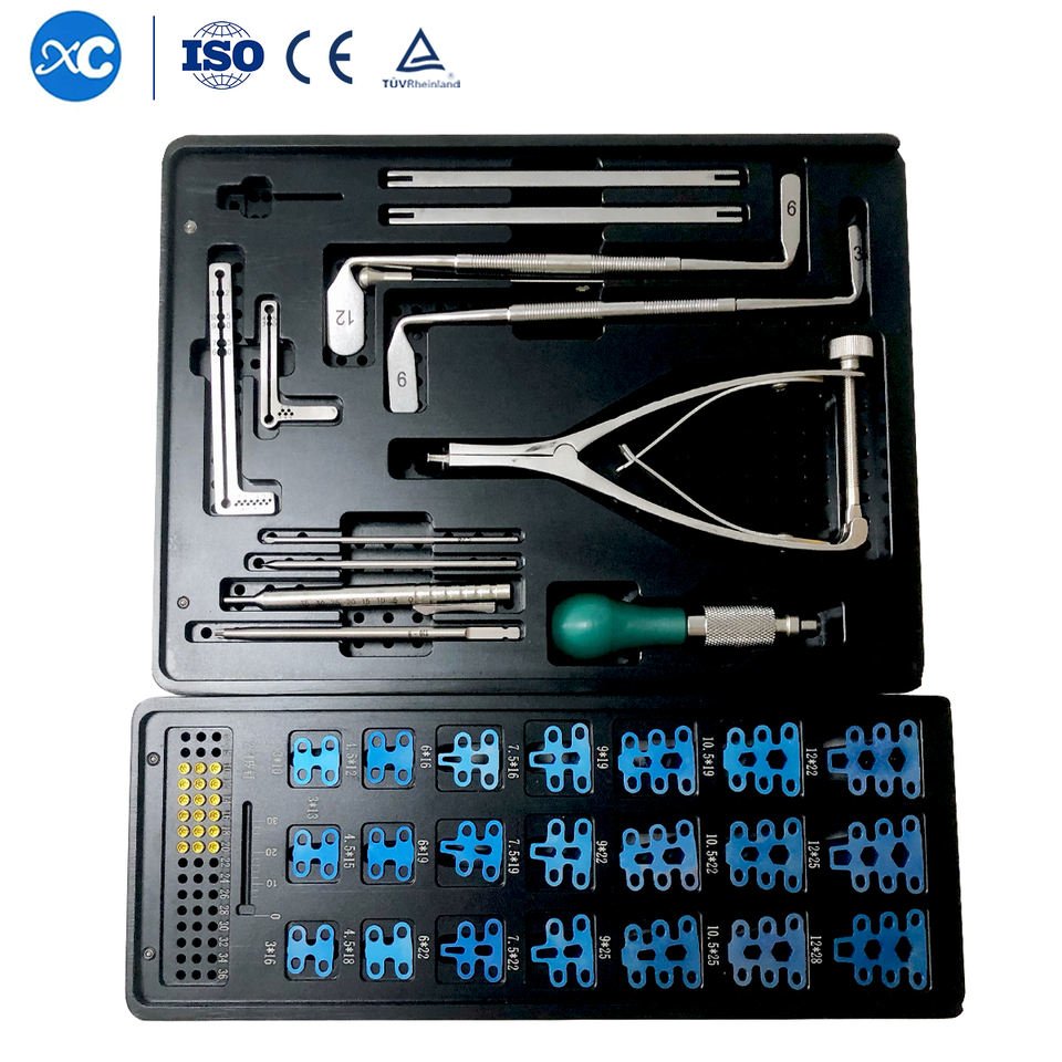 Veterinary Orthopedic Instruments Trauma Kit ALPS 2.4mm TPLO Bone Locking Screw & Plate, TTA Instrument Set For Animal Surgery