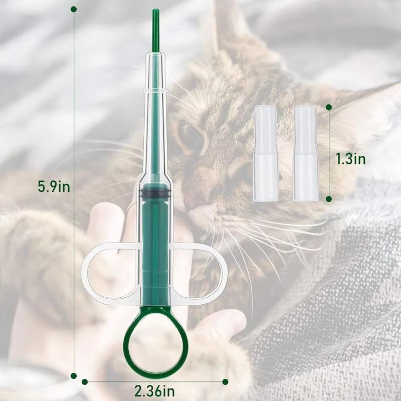 Veterinary Reusable Silicone Pet Feeding Kit Syringe Type Medicine Feeder with Cat Dog