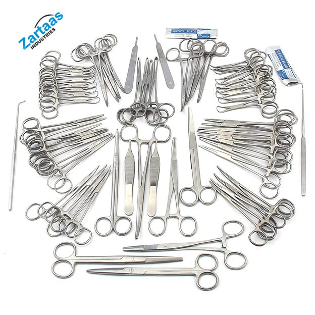 126 PCS Canine+Feline Spay Pack Veterinary Instruments Surgical Instruments Manufacturer and Exporter