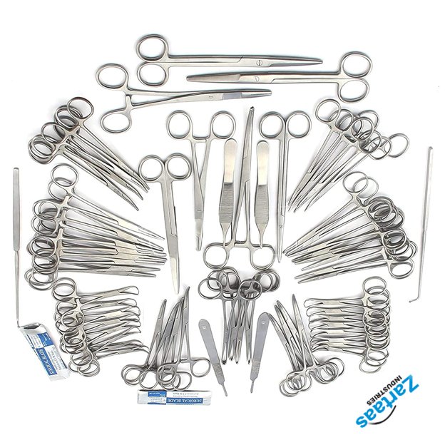 126 PCS Canine+Feline Spay Pack Veterinary Instruments Surgical Instruments Manufacturer and Exporter
