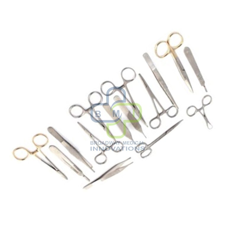 Set Of 15 Pieces Small Veterinary General Surgery Premium Quality Stainless Steel veterinary Instruments