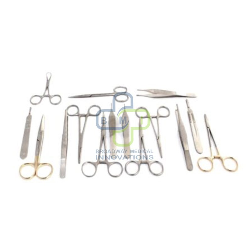 Set Of 15 Pieces Small Veterinary General Surgery Premium Quality Stainless Steel veterinary Instruments