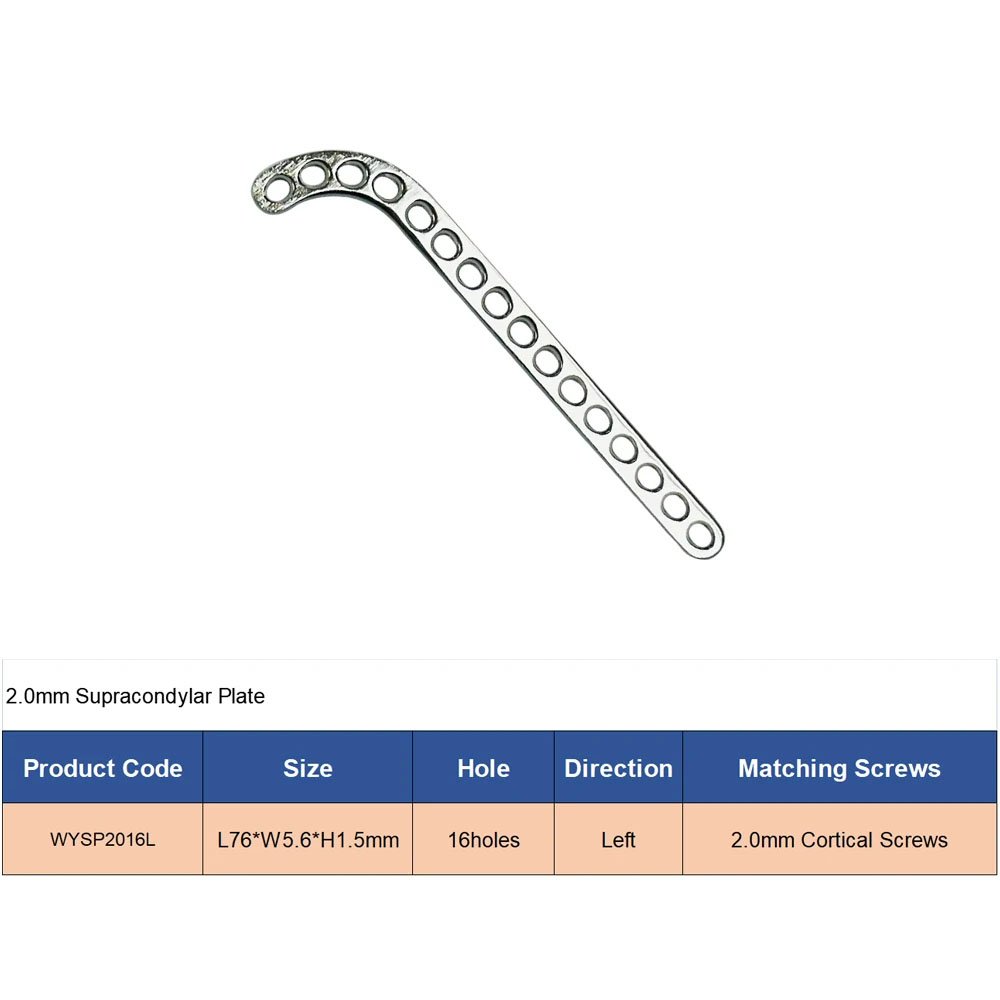 Veterinary Orthopedic Implant 2.0/2.7/3.5mm Supractical Stainless Steel Plate Manual Surgical Instrument Pets Dog Accessories