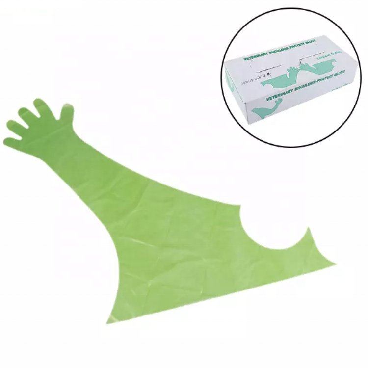 90cm Veterinary Instruments AI Hand Touch Gloves Gauntlet Long arm veterinary gloves