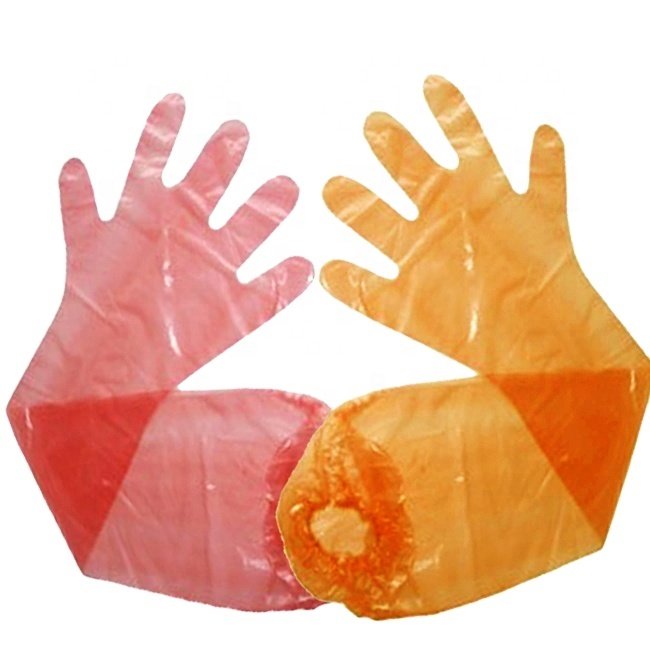 90cm Veterinary Instruments AI Hand Touch Gloves Gauntlet Long arm veterinary gloves
