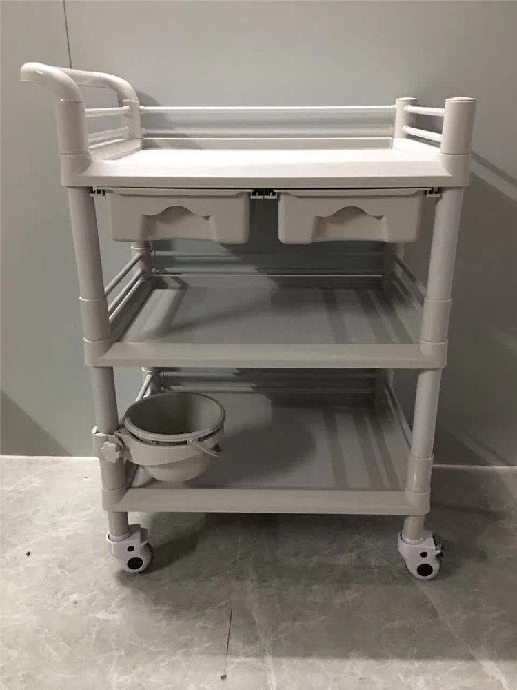 Medical Multifunctional Trolley Cart ABS Emergency Surgical Instrument Trolley Premium ABS products 2 or 3 layer trolley other