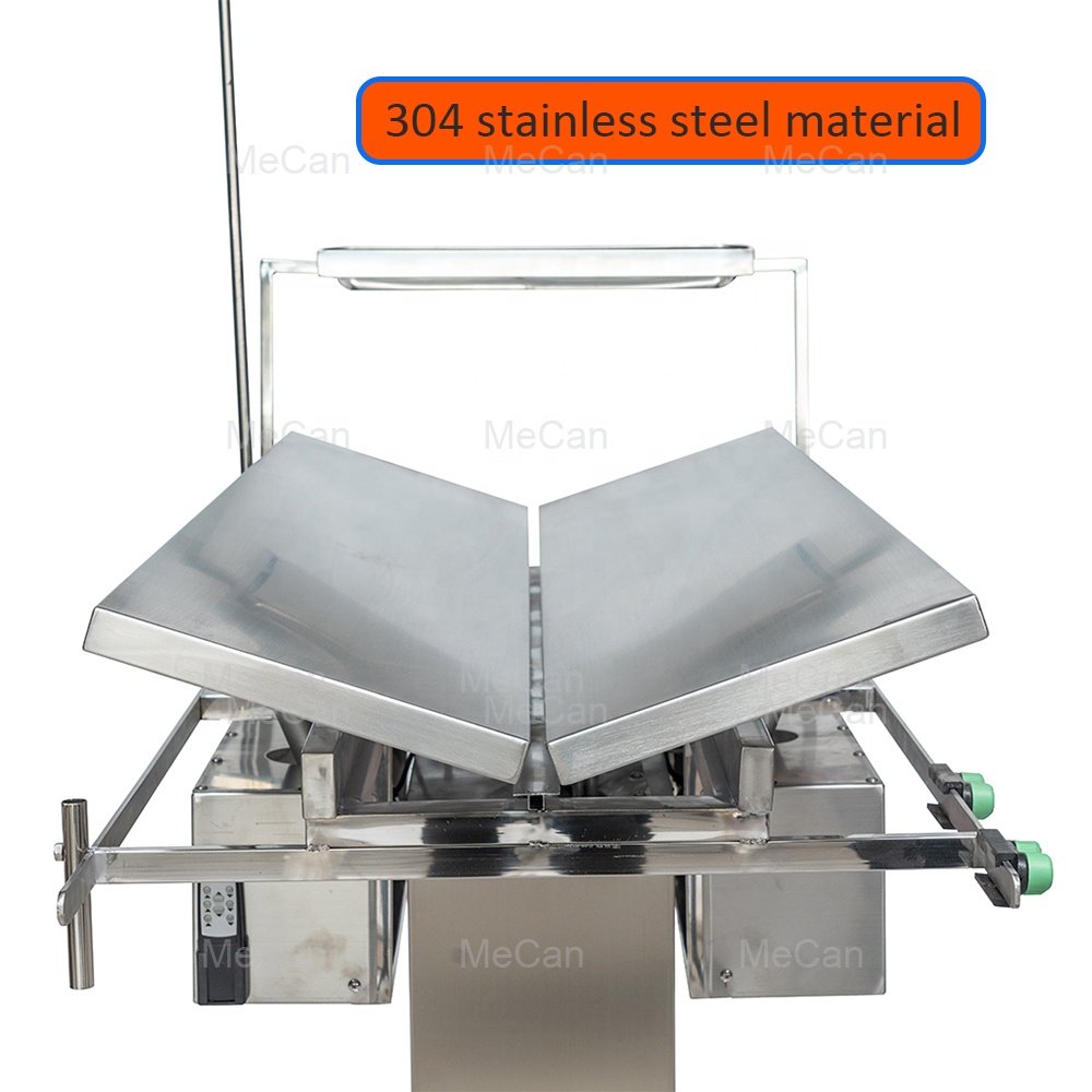 Stainless Steel Vet Dog Pet Electric Lifting Veterinary Surgery V Type Surgical Table Veterinary Hydraulic Operating Table