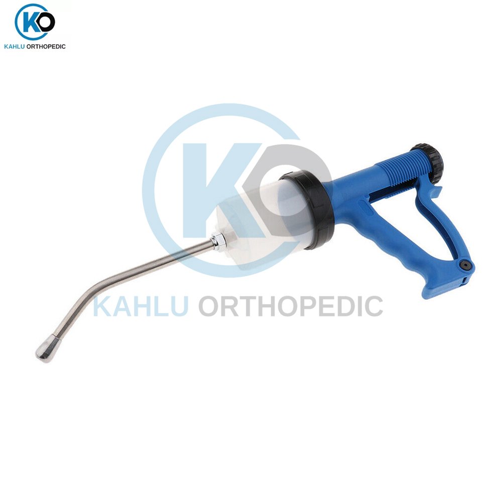 Veterinary Cow Horse Continuous DRENCH GUN Automatic Syringe Injector 200Ml Instruments By KAHLU ORTHOPEDIC