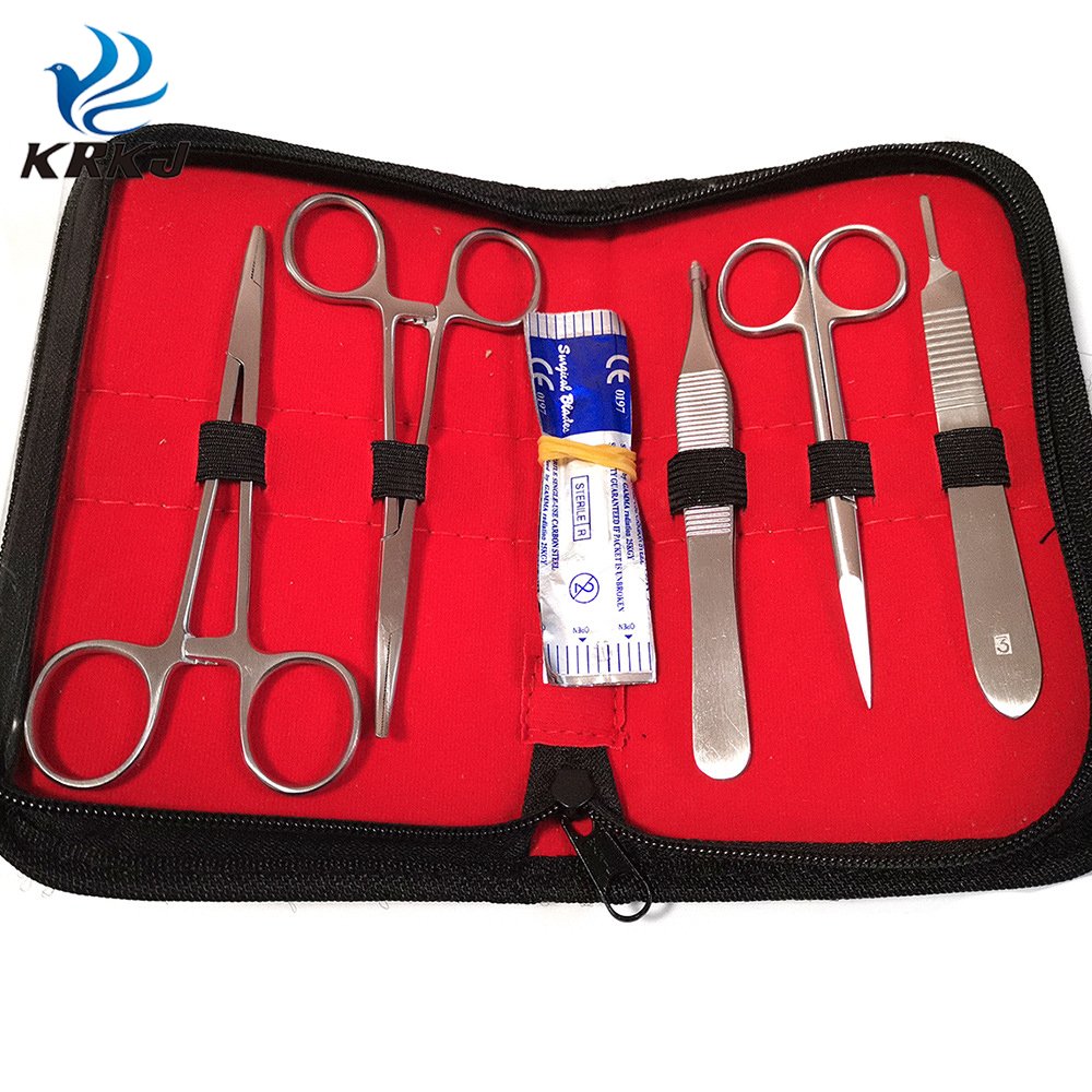 CETTIA KD970 veterinary use general instrument surgical dissecting set scissors forceps kit pack for animals