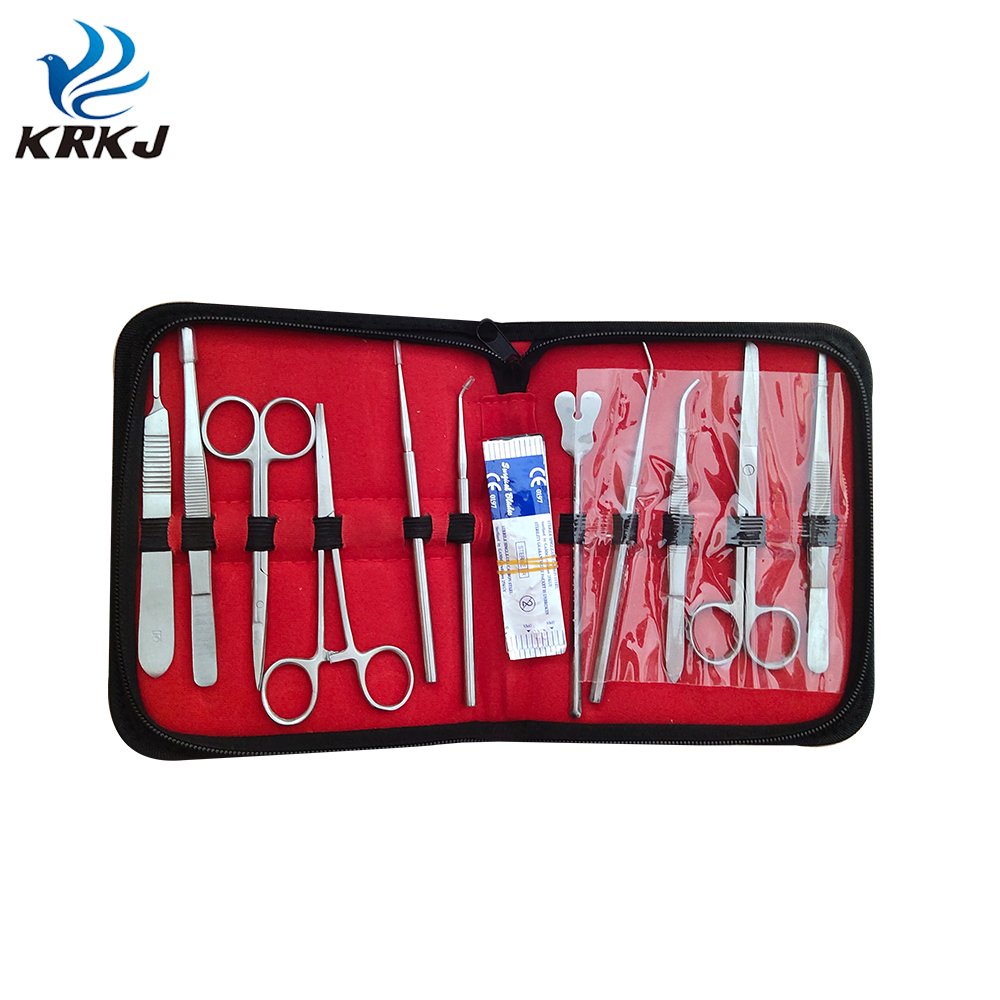 CETTIA KD970 veterinary use general instrument surgical dissecting set scissors forceps kit pack for animals