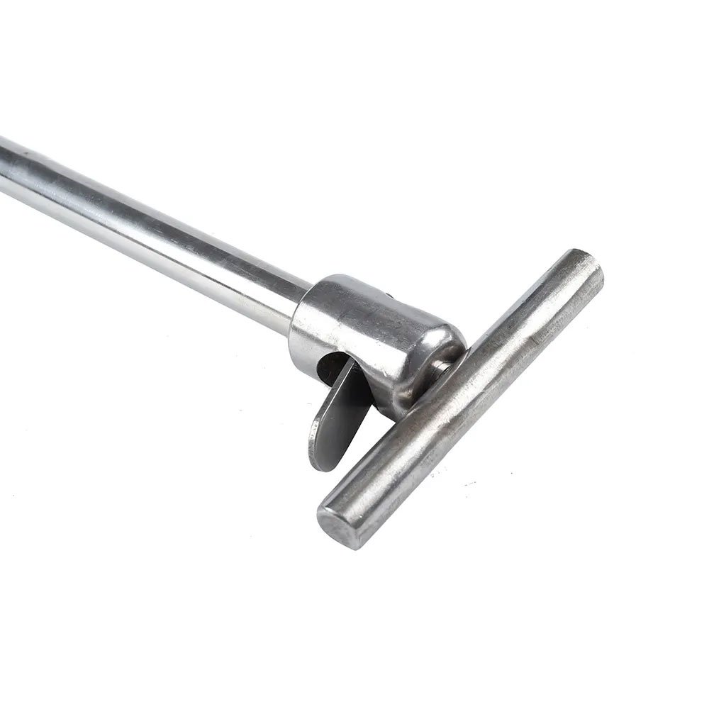 OEM Wholesale Pig Holder Catcher Pole T shape Handle Stainless Steel | Veterinary Livestock Animal Restraining Tool