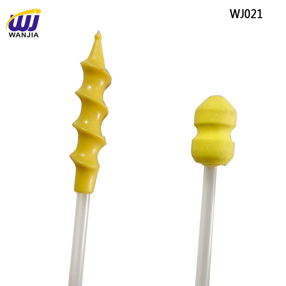 WJ021 Veterinary Artificial Insemination Rods Tube for pig, semen catheter with sponge tip insemination equipment