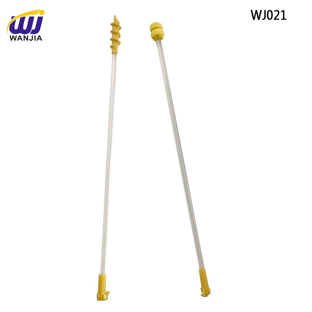 WJ021 Veterinary Artificial Insemination Rods Tube for pig, semen catheter with sponge tip insemination equipment