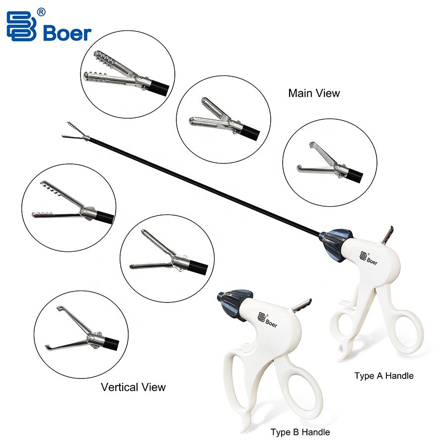 Latest hot selling veterinary animal endoscope disposable laparoscopic unipolar forceps