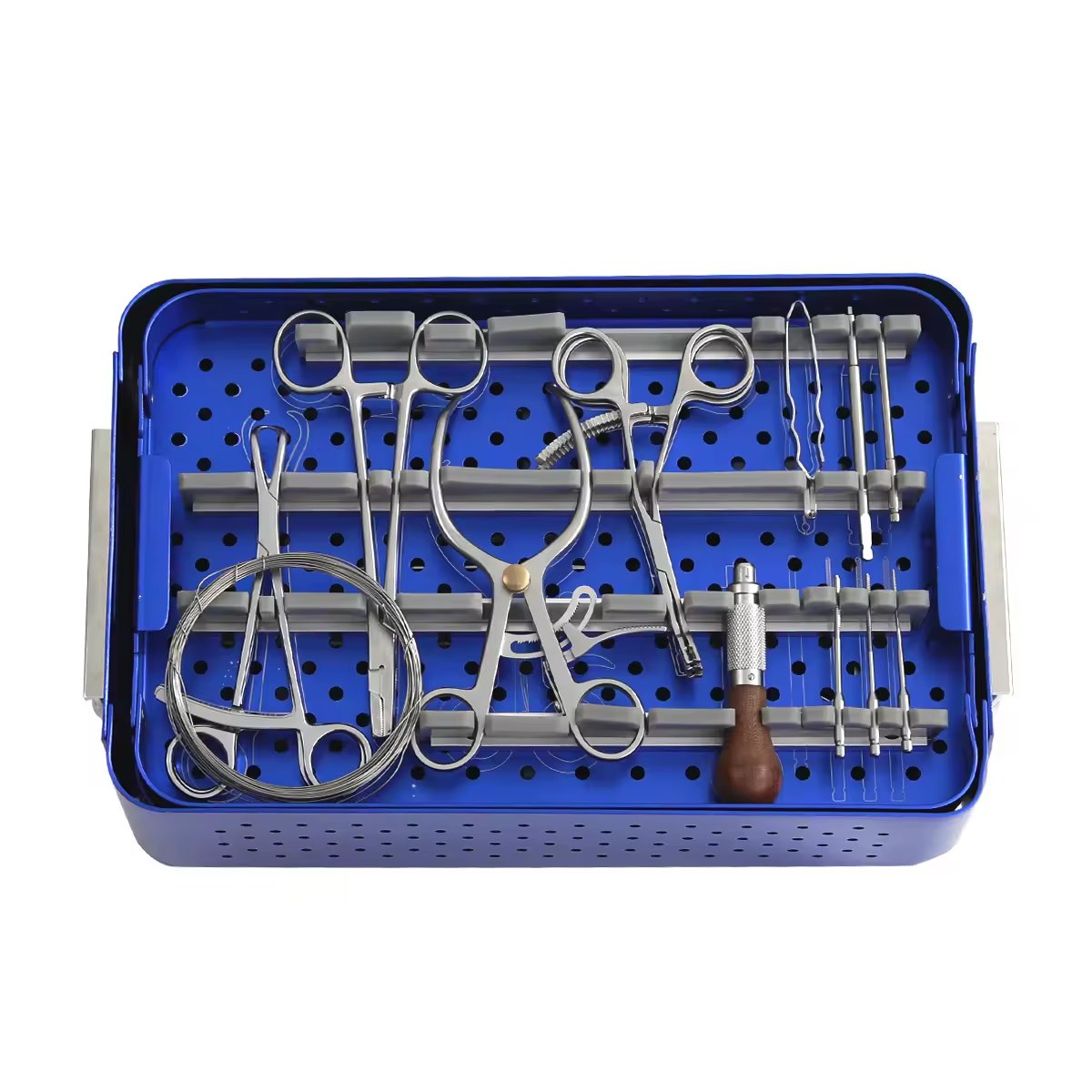 CE 39 Pieces Animal General Surgical Kit Bone Reduction Forceps Medical Surgical Tool Veterinary Orthopedic Basic Instrument Set