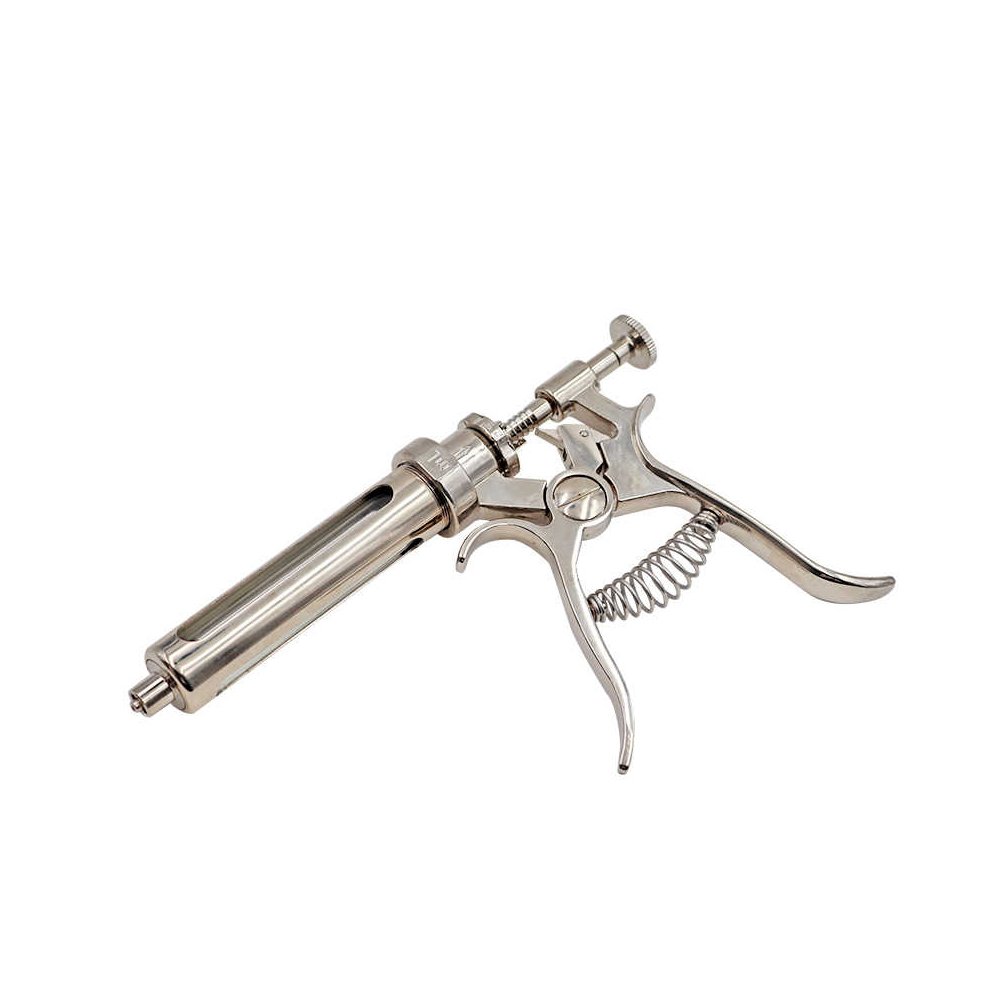 High Quality Veterinary Automatic Revolver Syringe Hot Sale Veterinary Instrument Automatic Metal Syringe For Vaccination