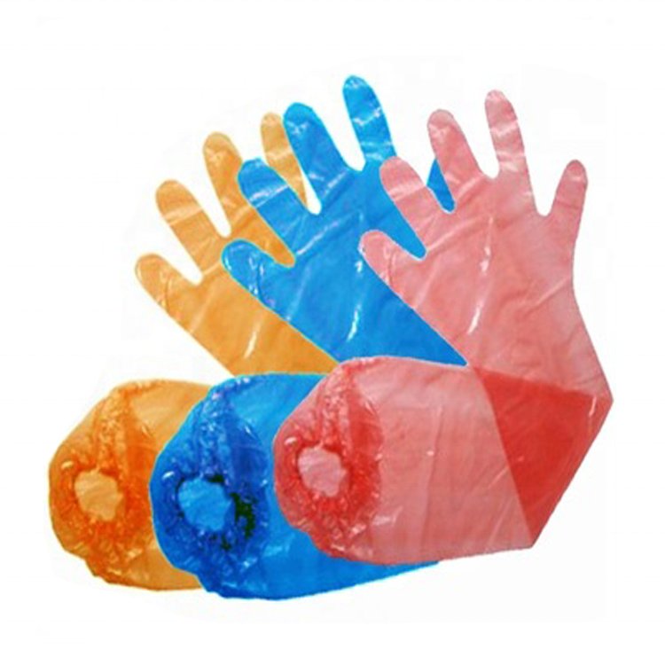 Veterinary Instrument Plastic Arm Sleeve Long Gloves