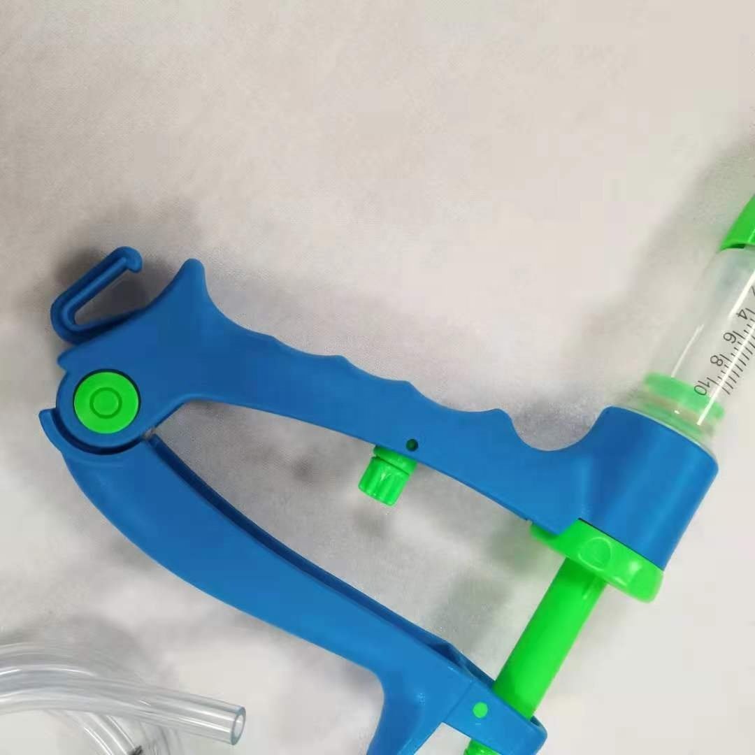 WJ124 Veterinary Plastic 10ML/20ML Drenching Gun ,Veterinary Continuous Syringe, vaccine injection