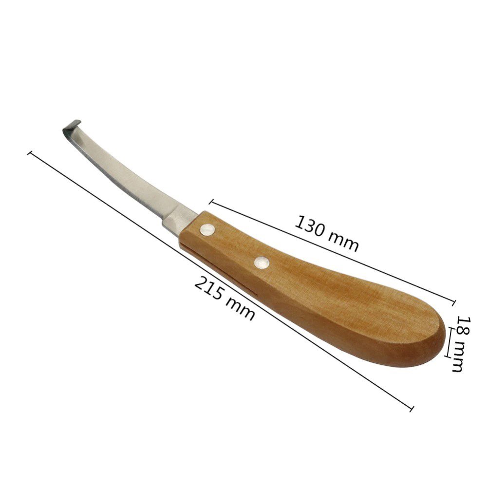 Premium Veterinary Instrument Hoof Knife for Cattle Horses Goats Sheep Essential Animal Foot Pruning Tool for Veterinary Use