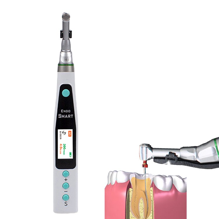 Dental Wireless LED Endo Motor 16:1 Contra Angle Endodontic Treatment Handpiece with Reciprocating function