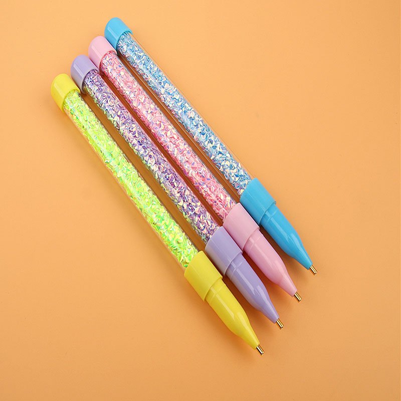 Wholesale Diy Diamond Painting Tools Pen Stick Drill Pen Diamond Embroidery Accessories Transparent In The Middle Drill Pen