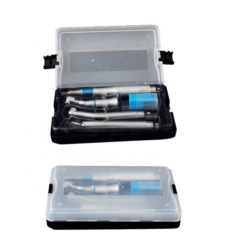 2022 high quality dental handpiece kit push button wrench type dental high speed handpiece air scaler handpiece kit