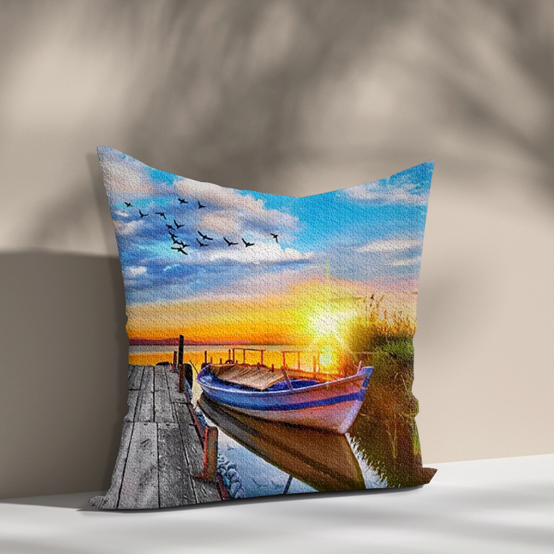 DIY 5D Flower Pigeon Heart Pattern Diamond Painting pillow case Full Drill Crystal Rhinestone cushion case