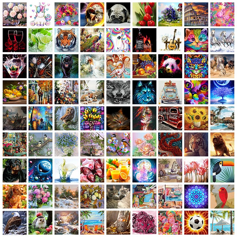 Photo Custom Full Drill Diamond Painting Home Decor Round & Square Diamond Painting Kit