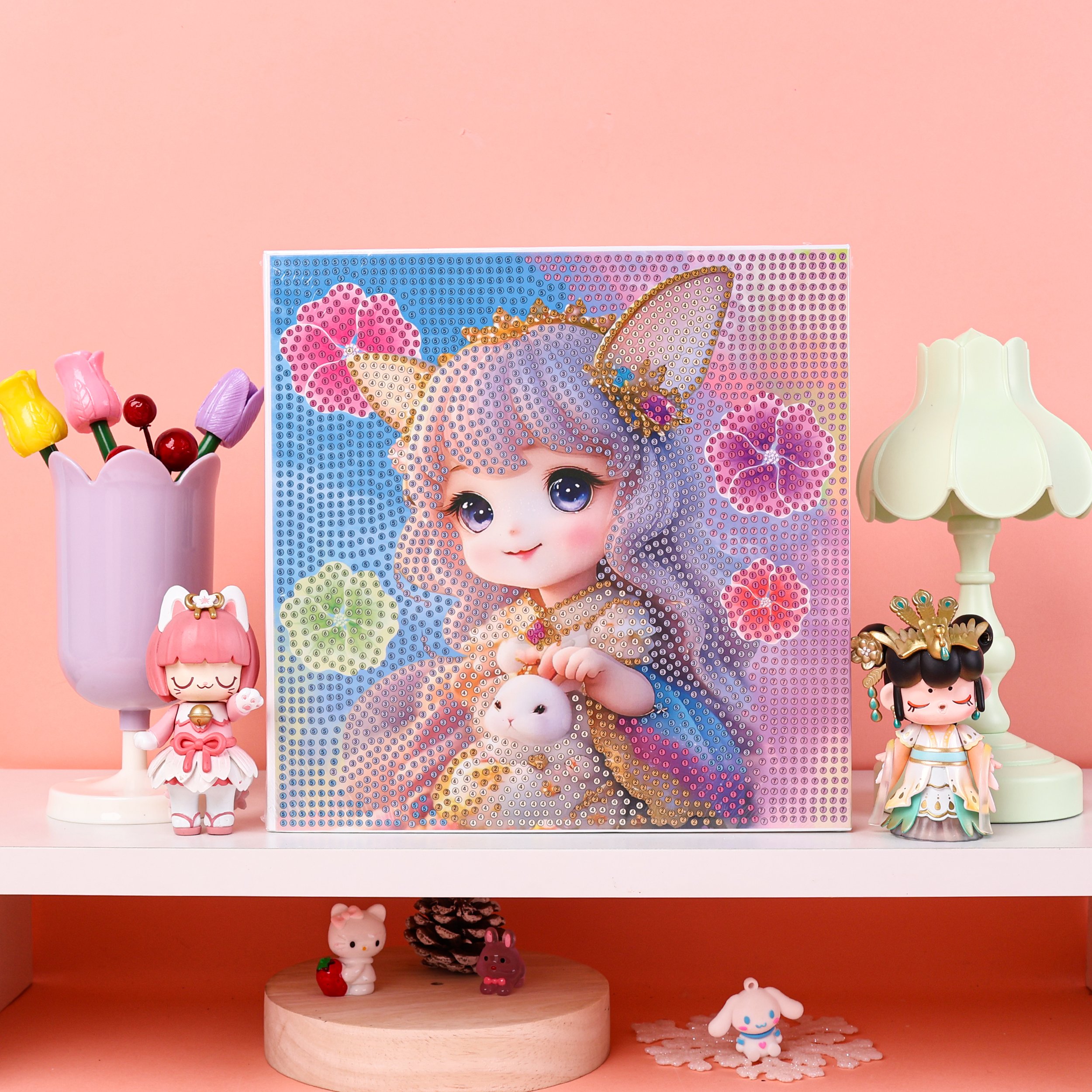 20*20cm Full Diamond Children's Drawing Toy Education Toy DIY Drawing Set 5d Diamond Drawing