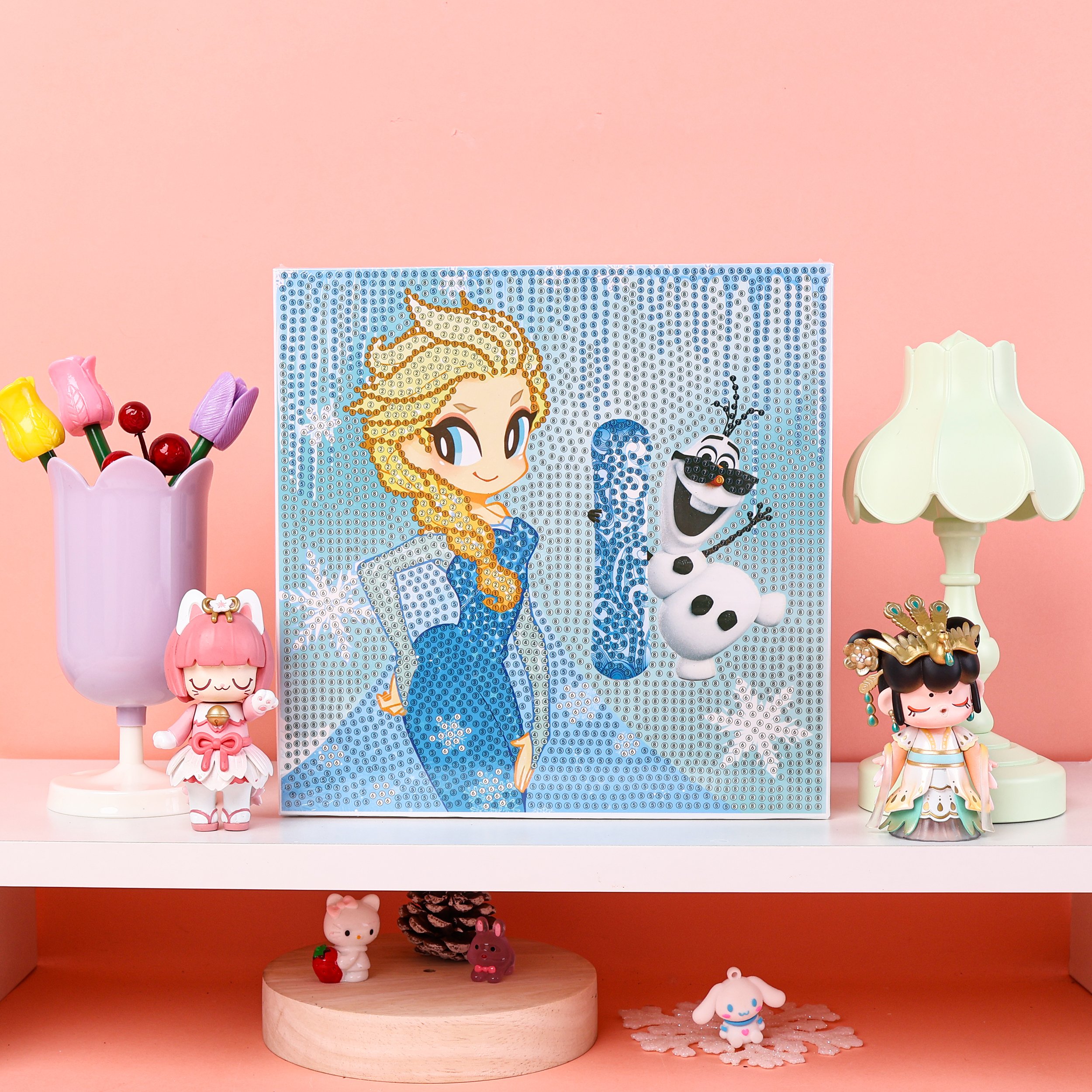 20*20cm Full Diamond Children's Drawing Toy Education Toy DIY Drawing Set 5d Diamond Drawing