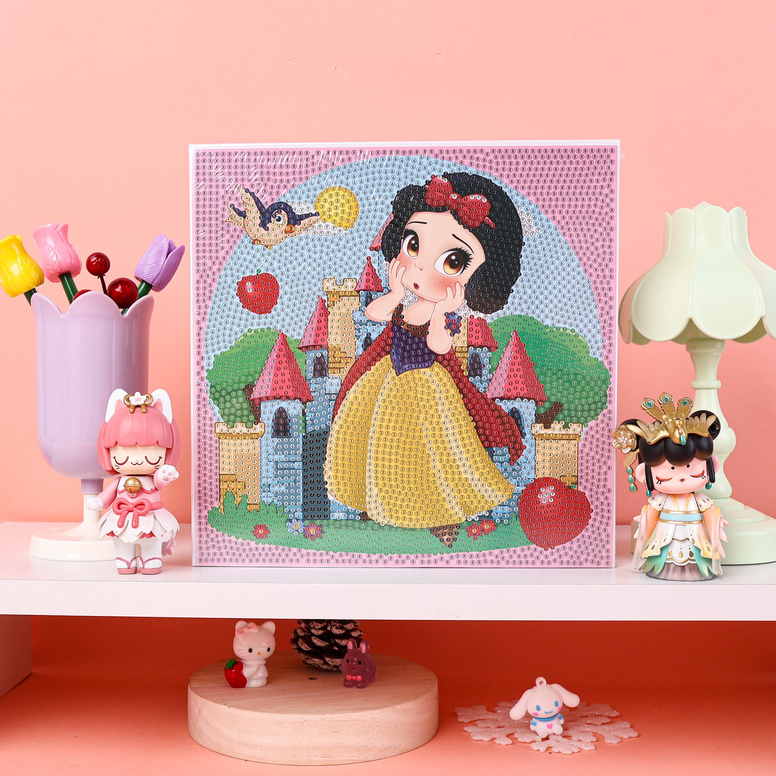 20*20cm Full Diamond Children's Drawing Toy Education Toy DIY Drawing Set 5d Diamond Drawing