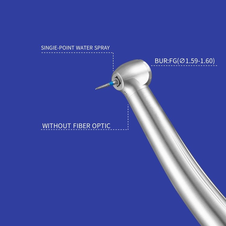 Pana Max High-Speed Turbo Dental Handpiece High Speed Surgical Pro with Turbine Power Source Durable Metal and Steel Material