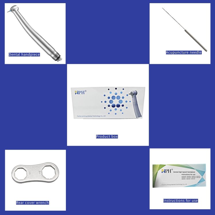 Pana Max High-Speed Turbo Dental Handpiece High Speed Surgical Pro with Turbine Power Source Durable Metal and Steel Material