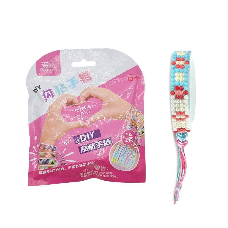 Wholesale 5D Diamond Painting Wristband Bracelet bracelet kit Adjustable snap fastener bracelet DIY diamond Embroidery