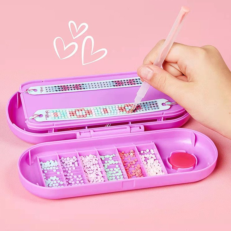 Wholesale 5D Diamond Painting Wristband Bracelet bracelet kit Adjustable snap fastener bracelet DIY diamond Embroidery