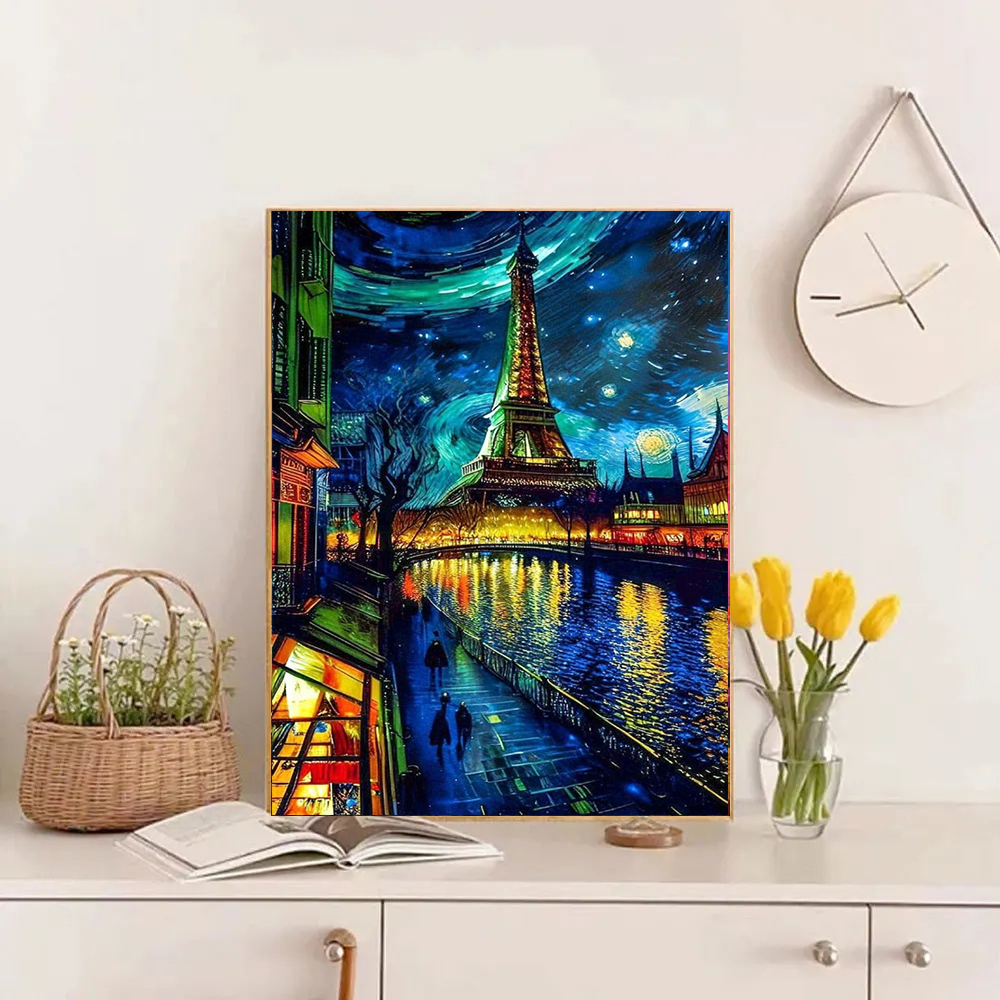  Van Gogh style diamond painting children Relaxing Style canvas art 5d diamond painting kit