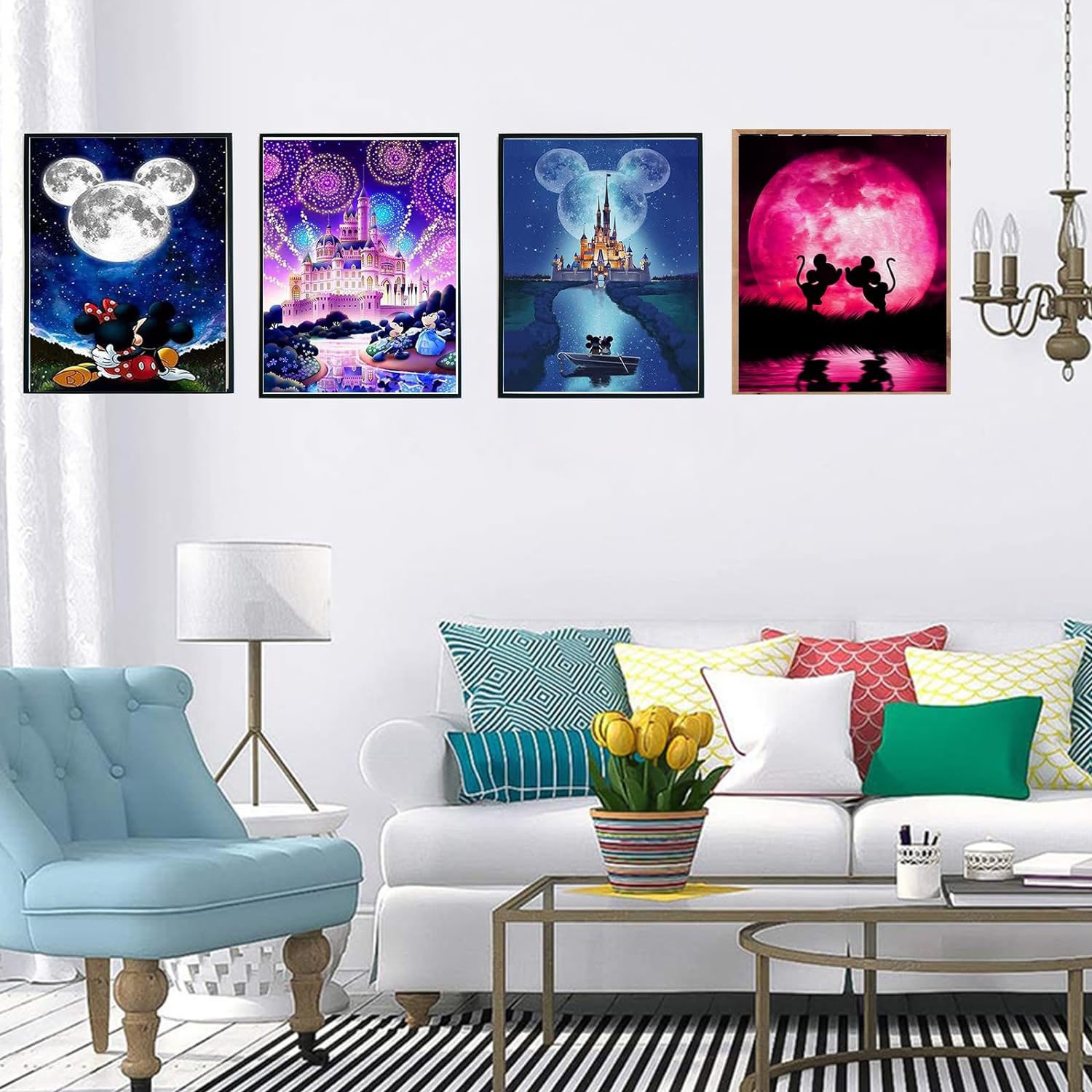French Castle Diamond Painting Iron Tower Landscape Diamond Painting Cross Embroidery Diamond Painting 30*40cm