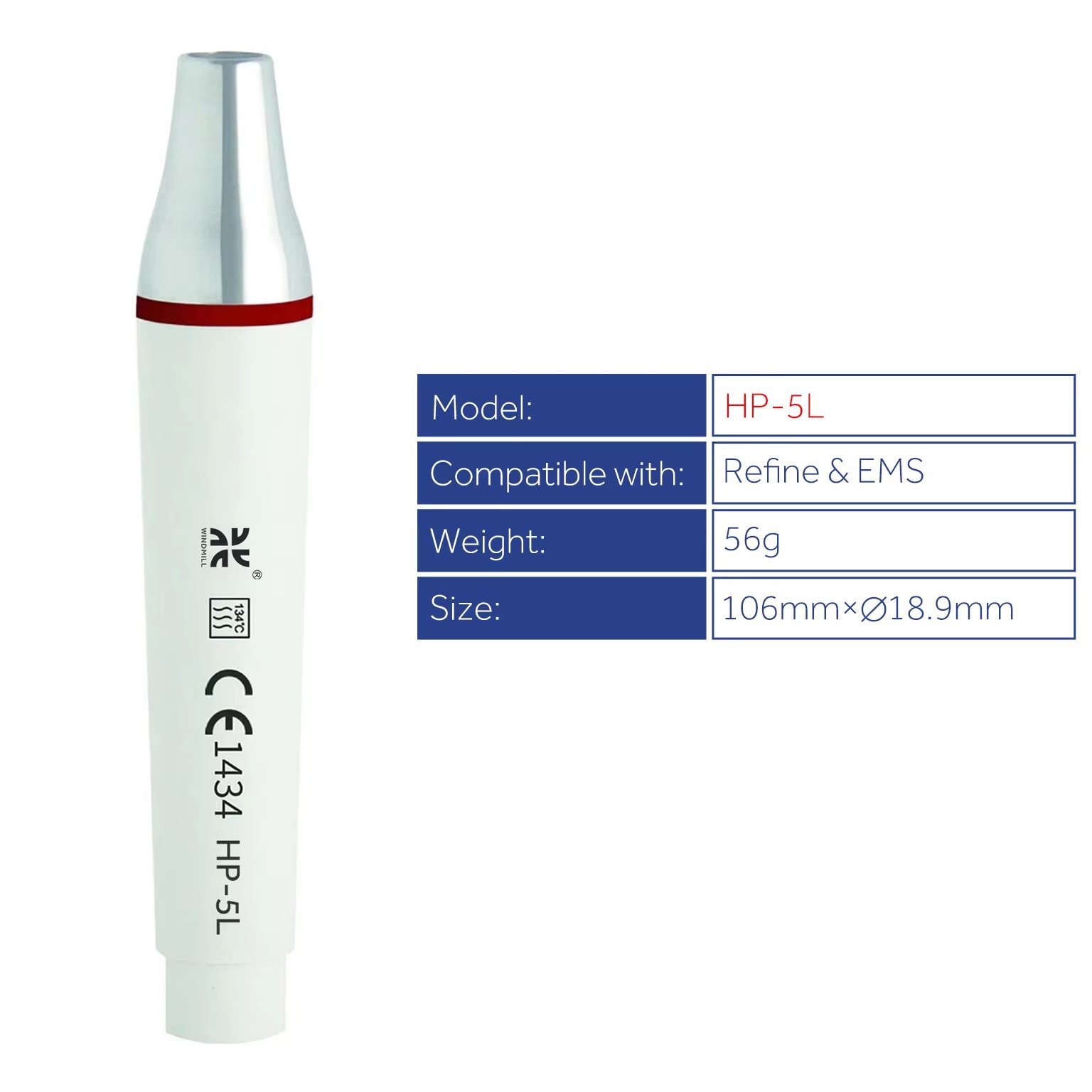LED dental Handpiece Detachable Dental ultrasonic handpiece HP-5L with light for dental clinic